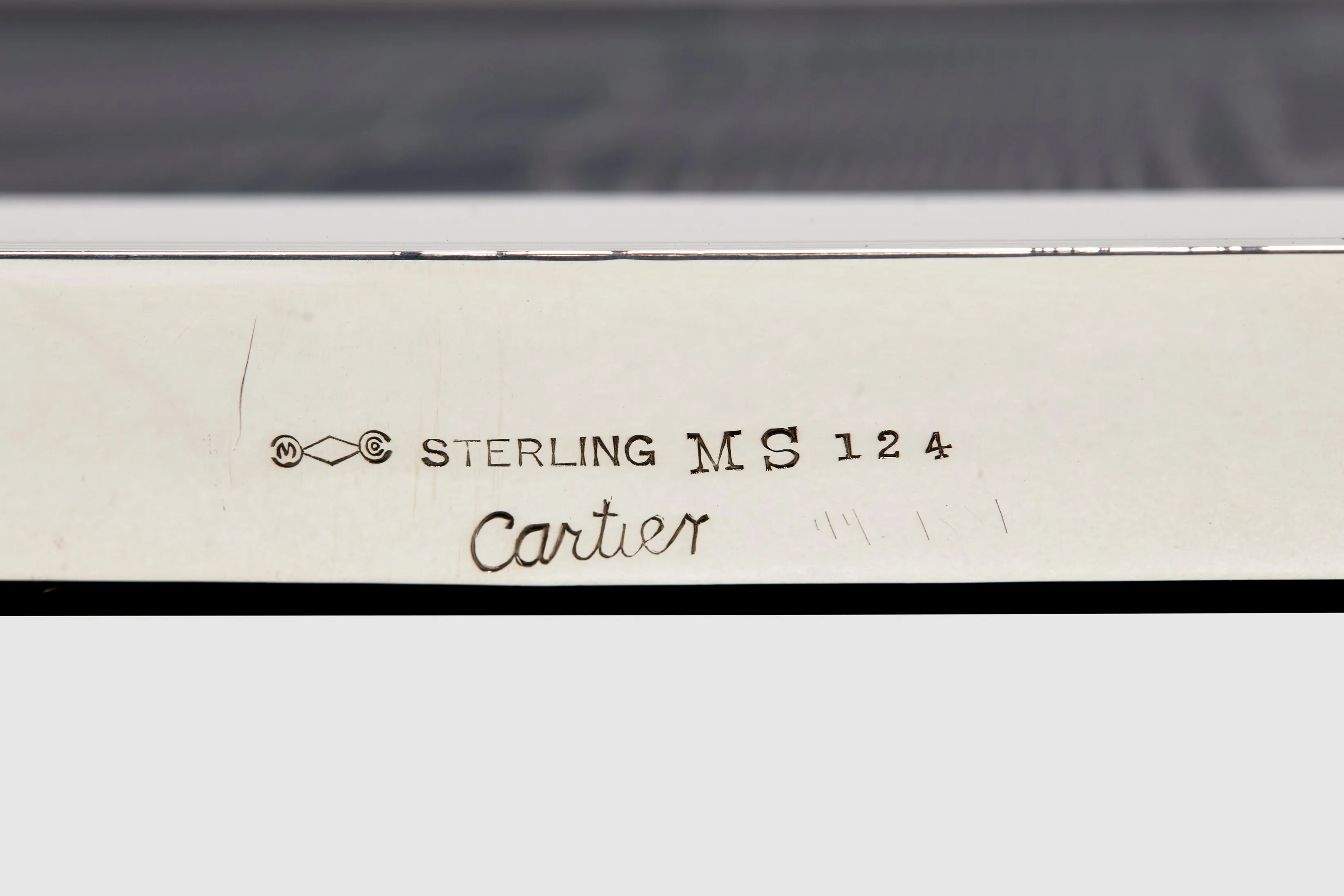 Extra Large Sterling Silver Cartier Photo Frame