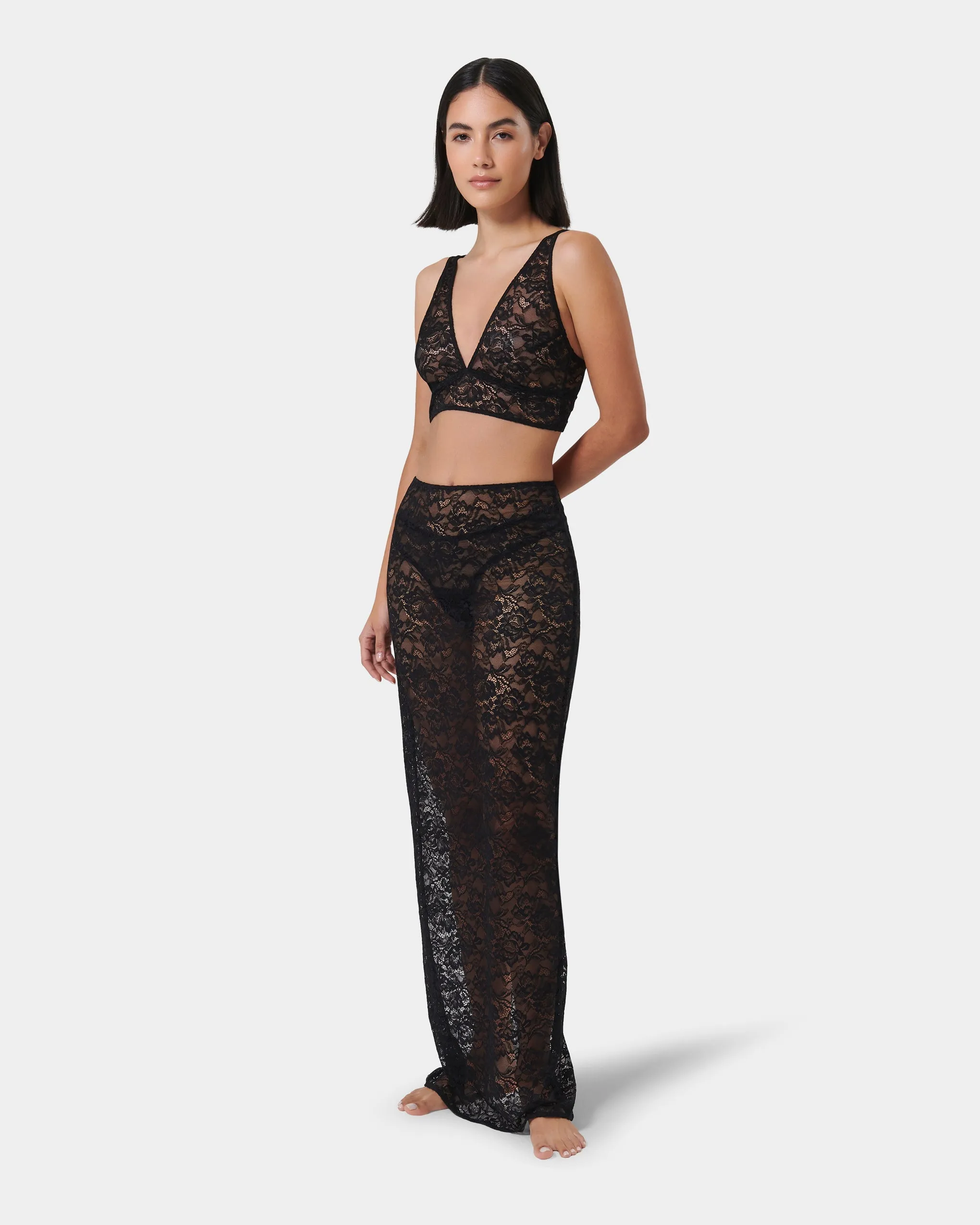 Fallon Long Skirt Black