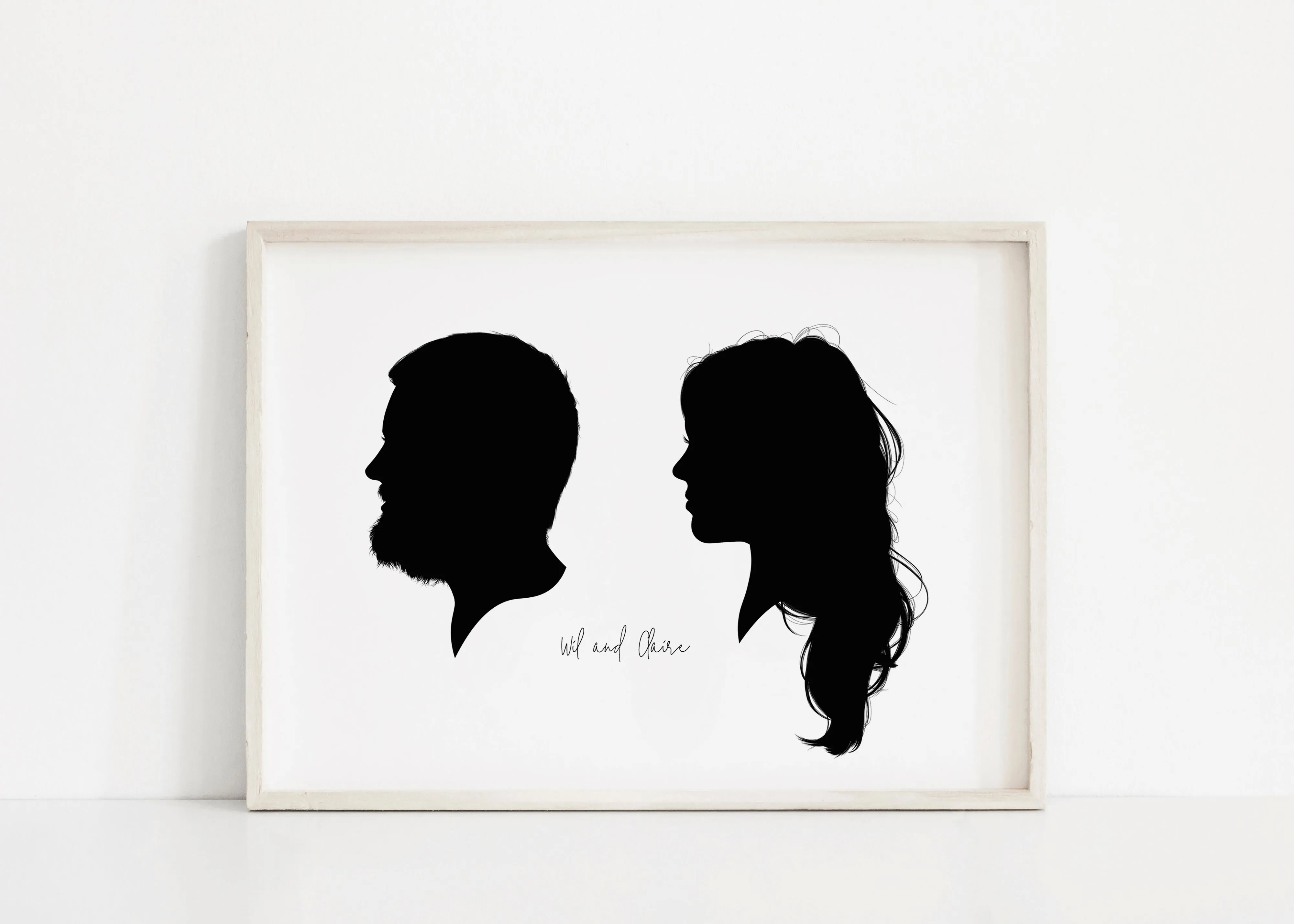 Family Silhouette Portrait