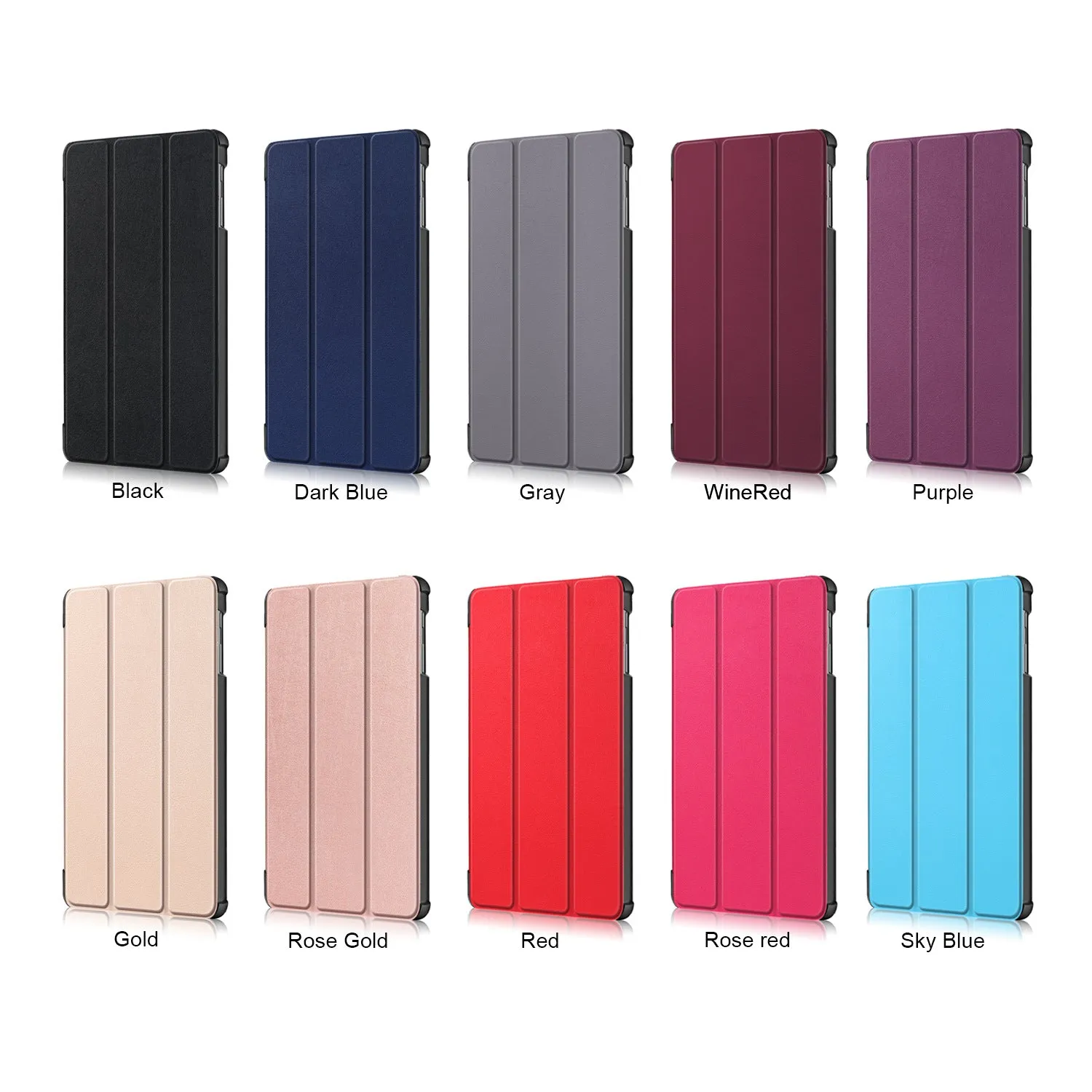 For Samsung Tab A 10.1 2019 T510 t515 Tablet PC Protective Case Flip Type black