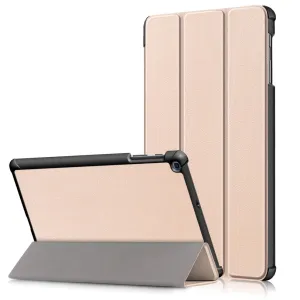 For Samsung Tab A 10.1 2019 T510 t515 Tablet PC Protective Case Flip Type Gold
