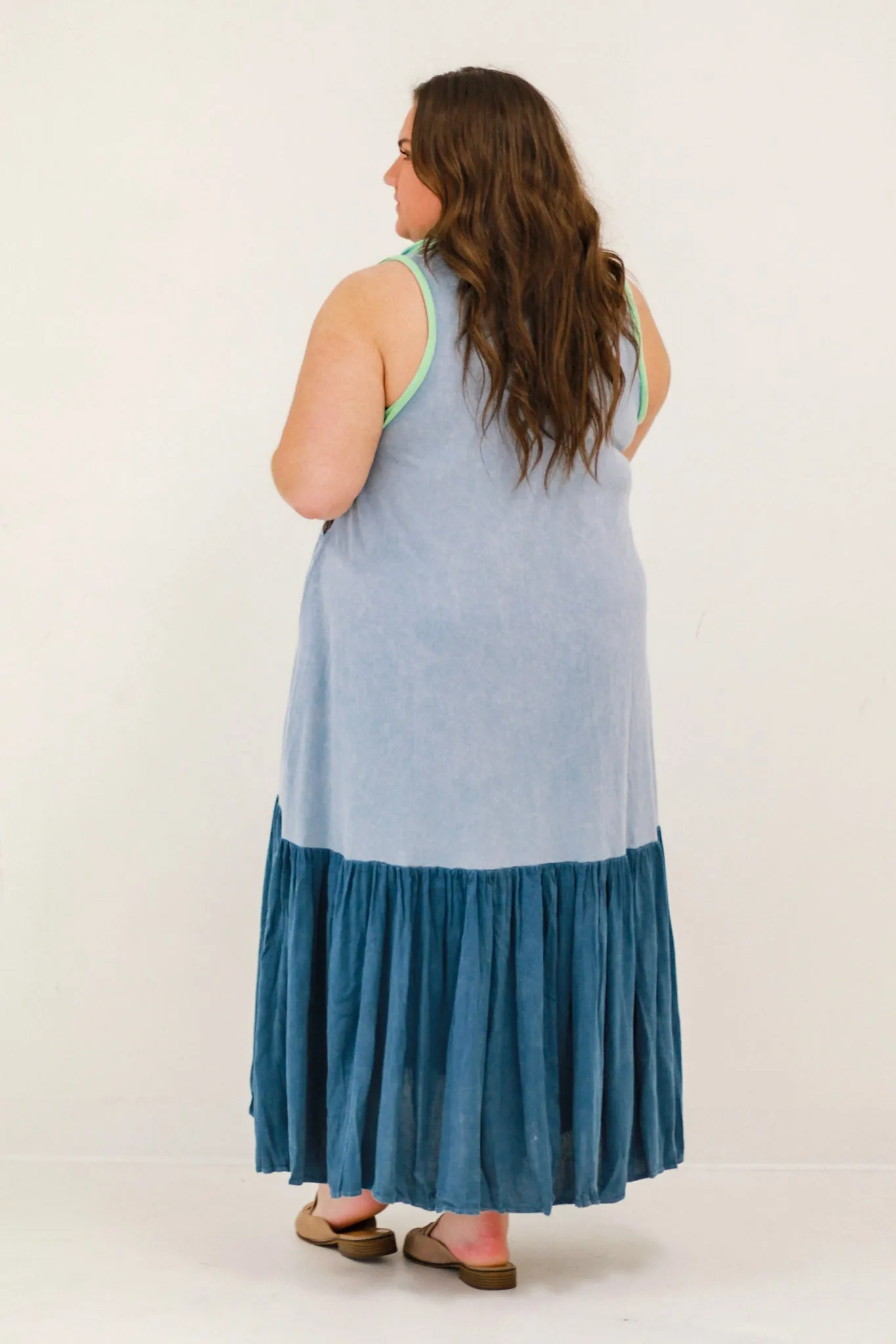 Fun & Free Washed Maxi Dress by Oli & Hali
