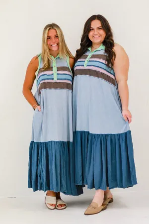 Fun & Free Washed Maxi Dress by Oli & Hali