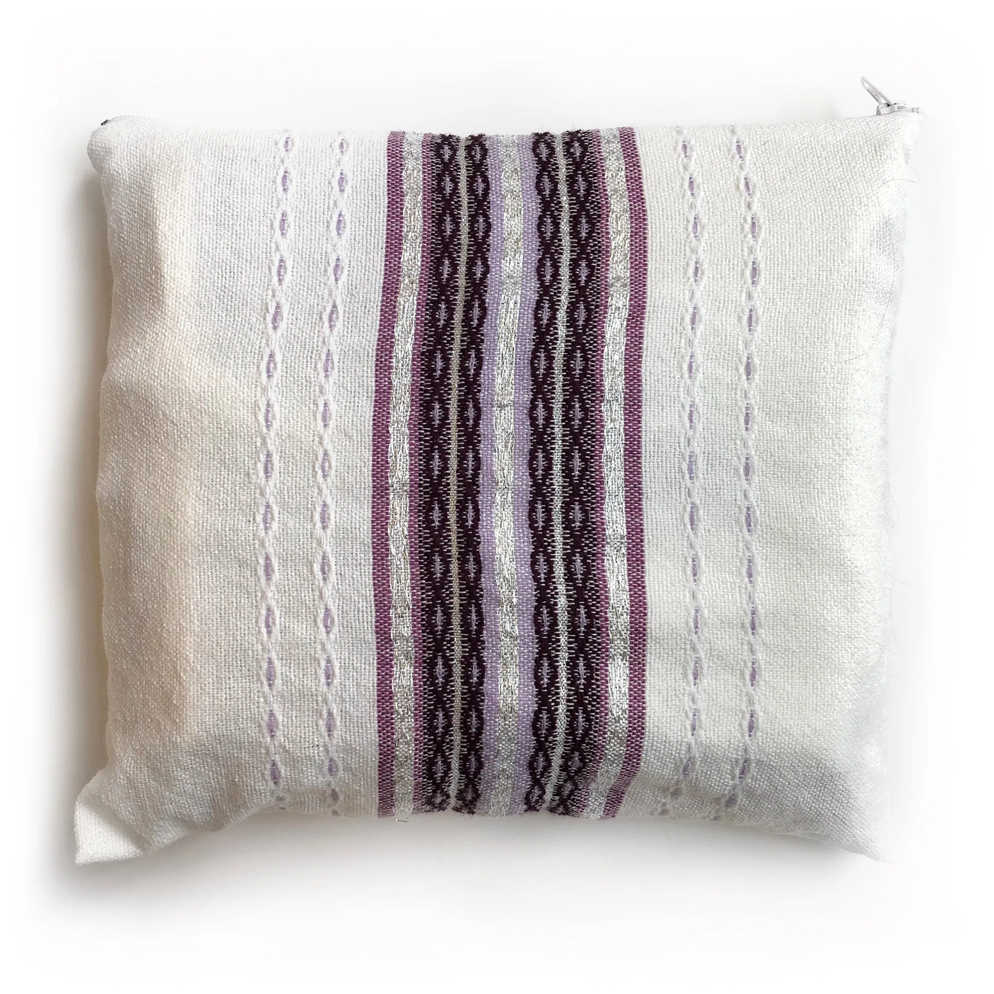 Gabrieli Premium - Wool Tallit - Purples & Silver