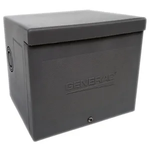 Generac GNC-6340 30 Amp 125/250V Raintight Inlet Box Nema L14-30 Spring-Load