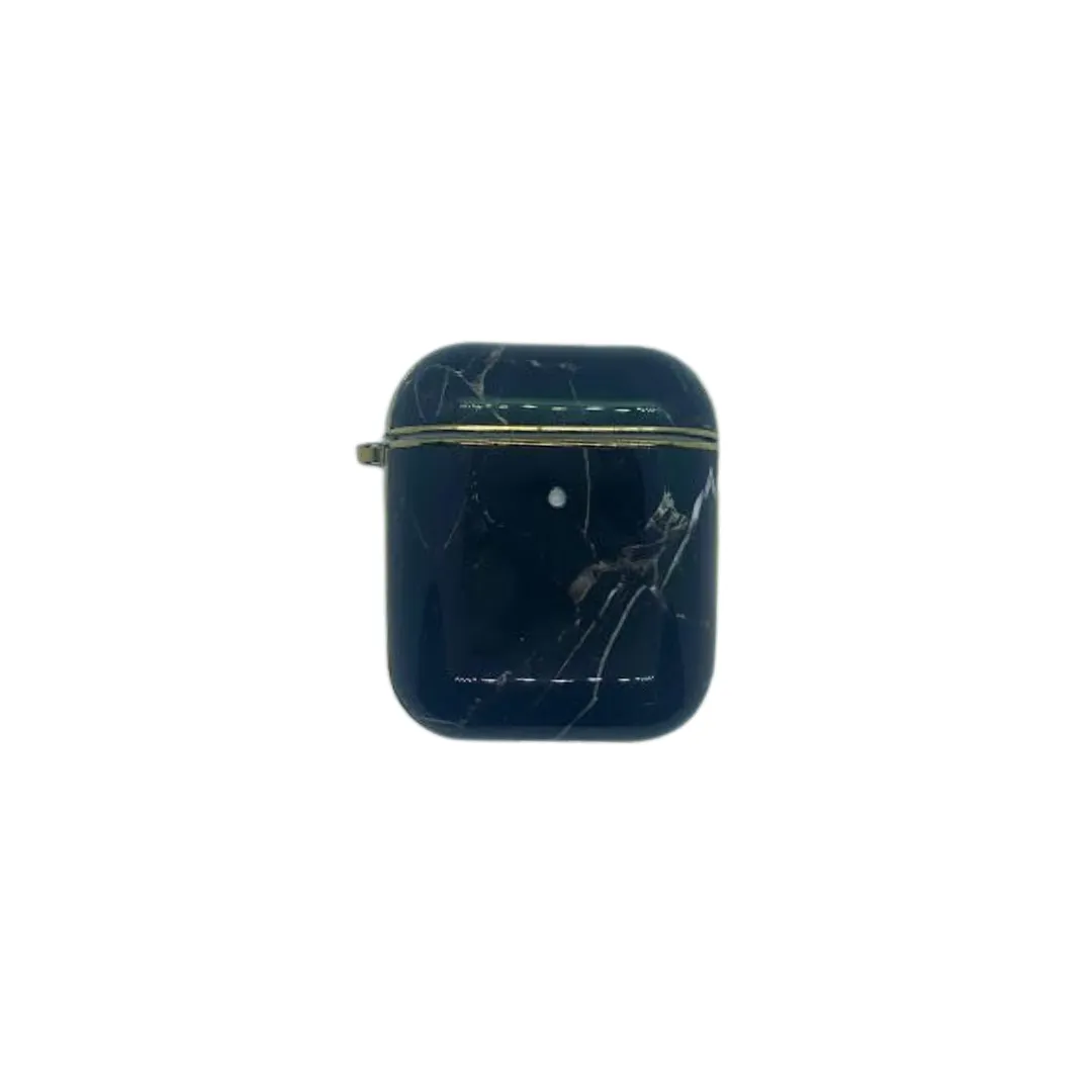 Gold Rimmed Marble AirPods Case