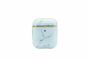 Gold Rimmed Marble AirPods Case