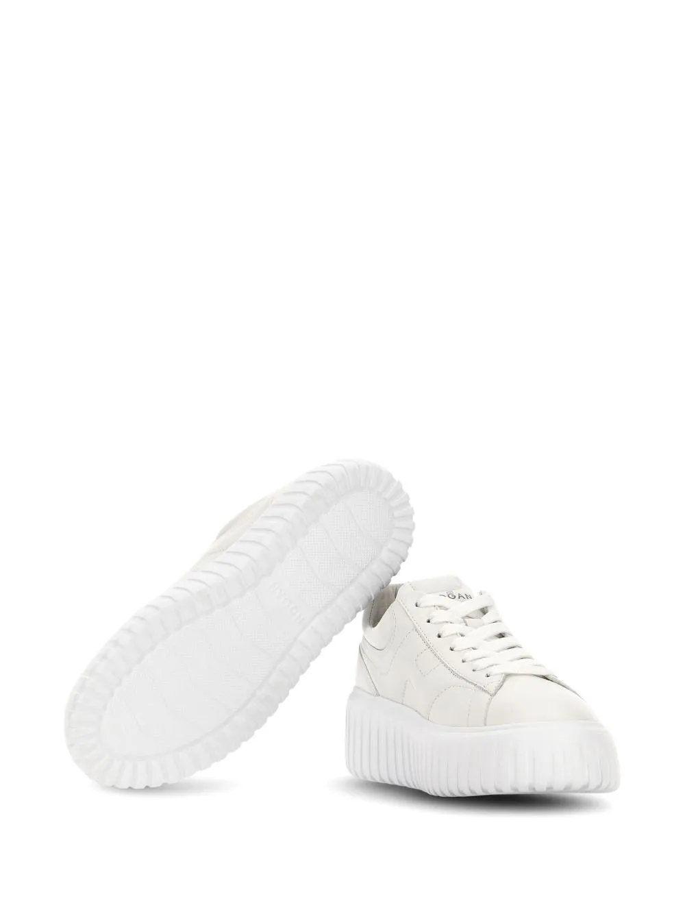 H-stripes leather sneakers