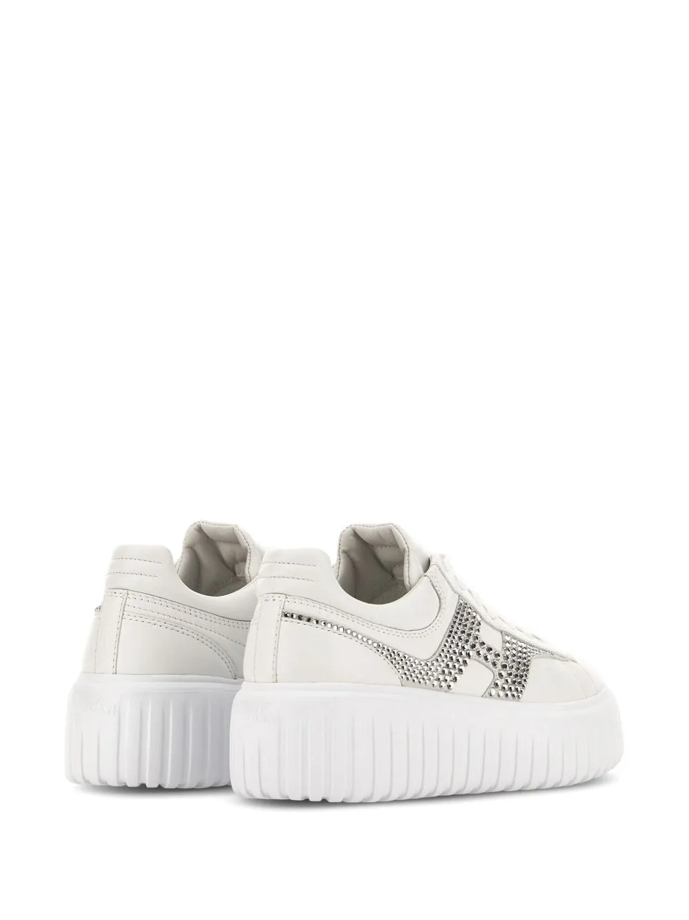 H-stripes leather sneakers
