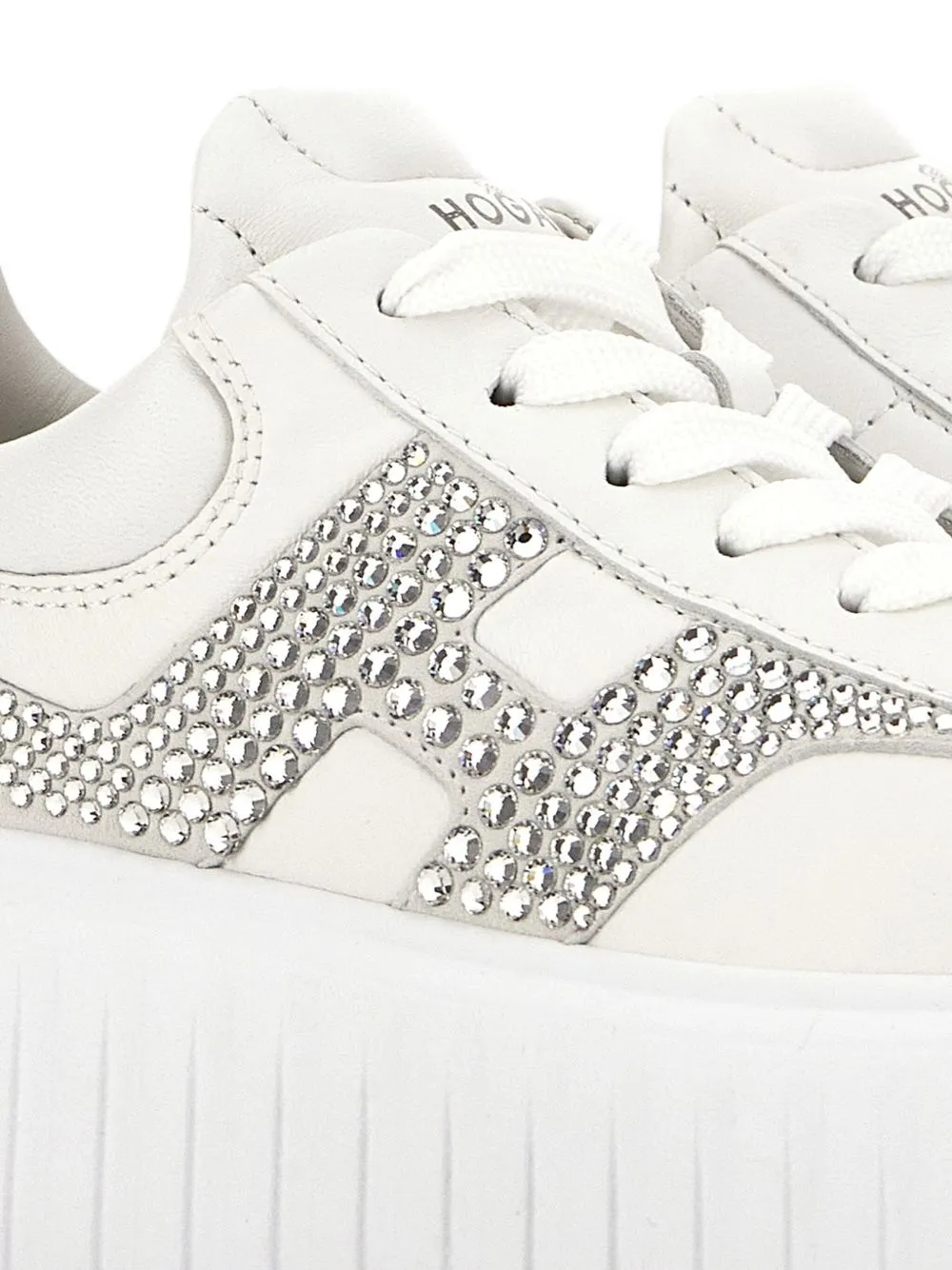 H-stripes leather sneakers