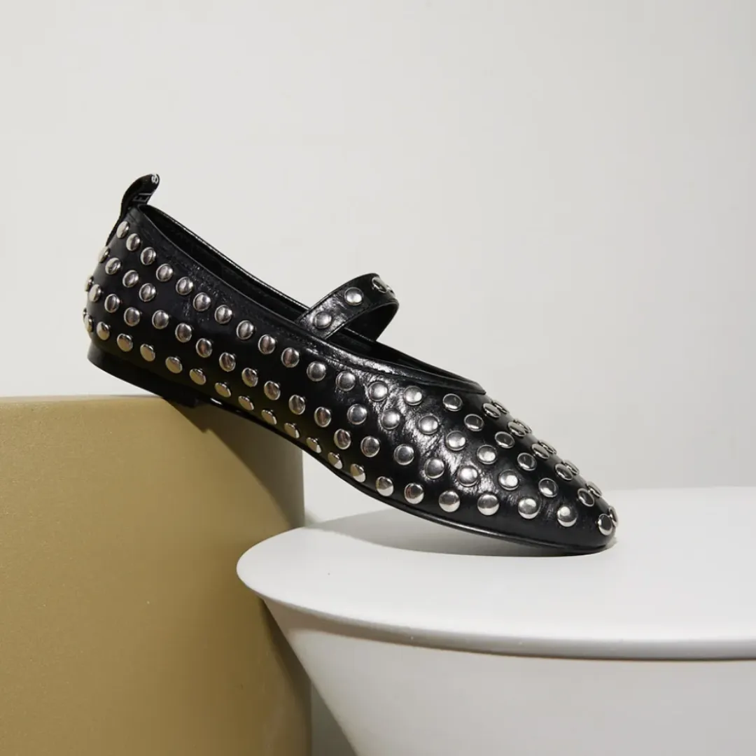 Hael & Jax Warhol Studded Ballet Flat