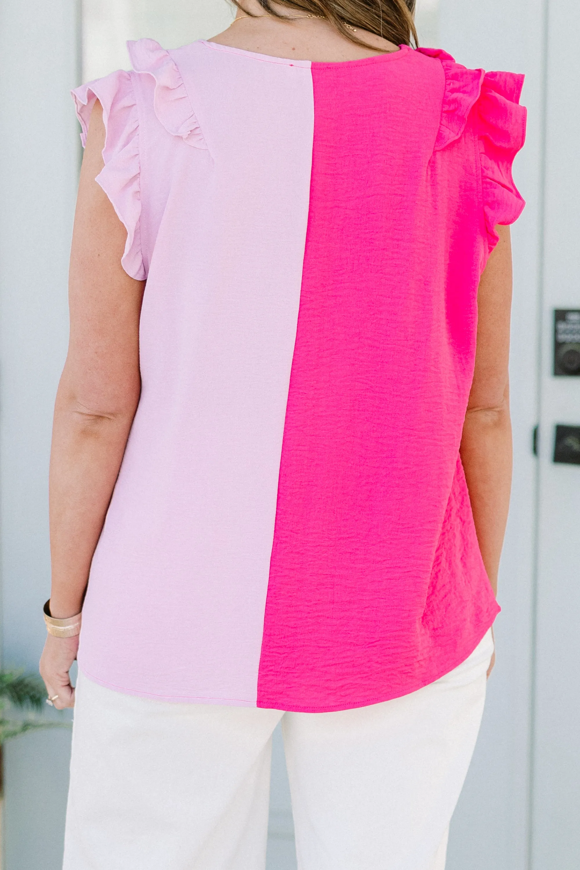 Half Of My Love Top, Pink