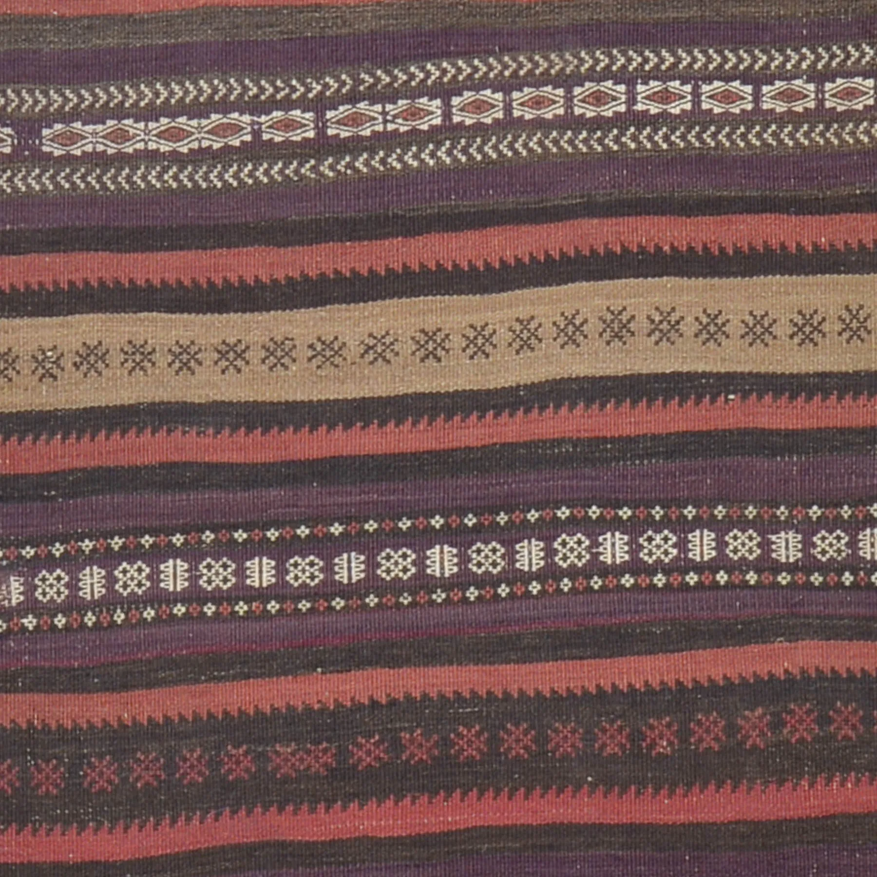 Hand-Woven Afghan Tribal Surmai Kilim 100% Wool Rug (Size 2.7 X 13.5) Brral-3279