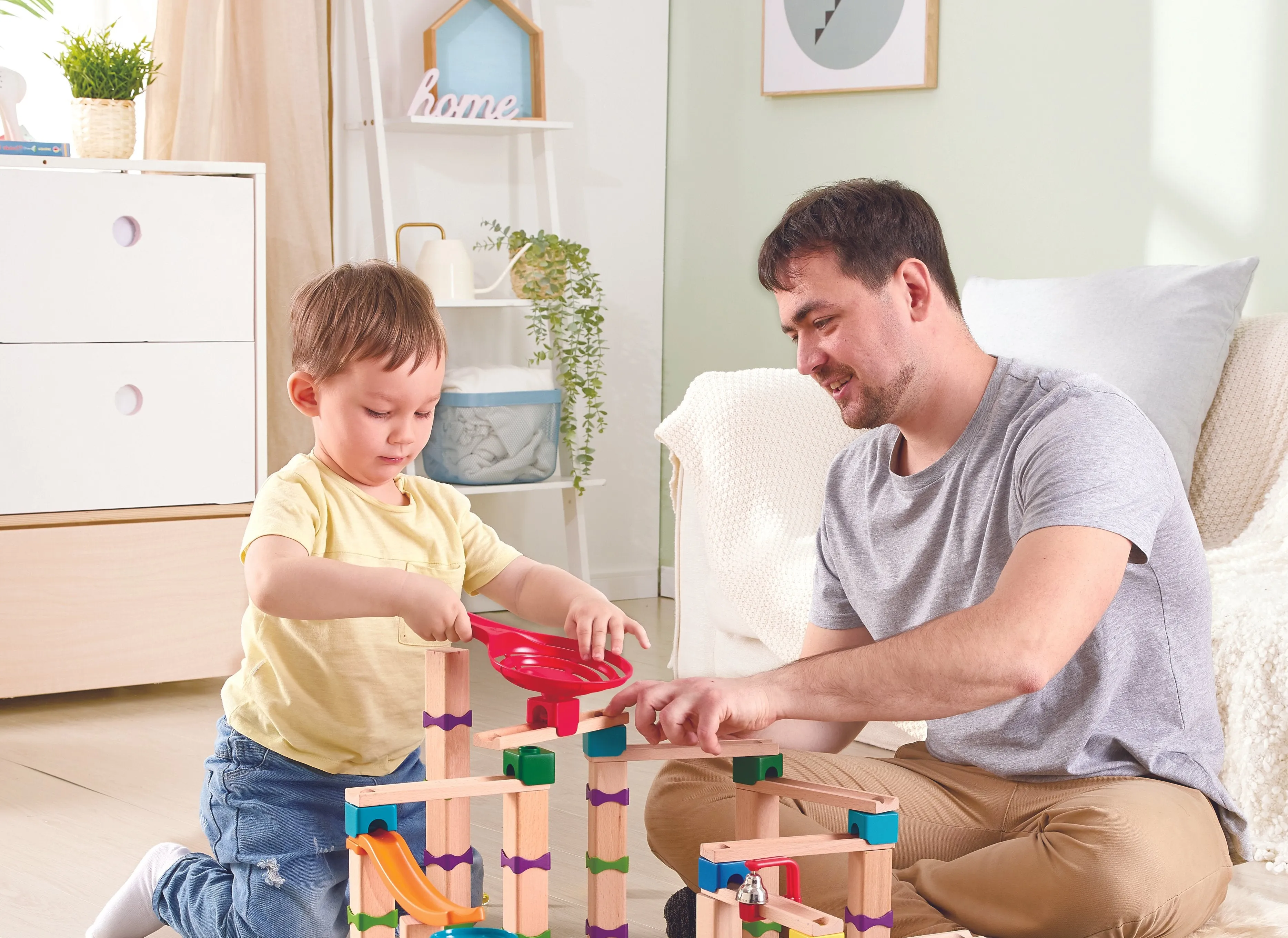 Hape Marble Cascade Block Set