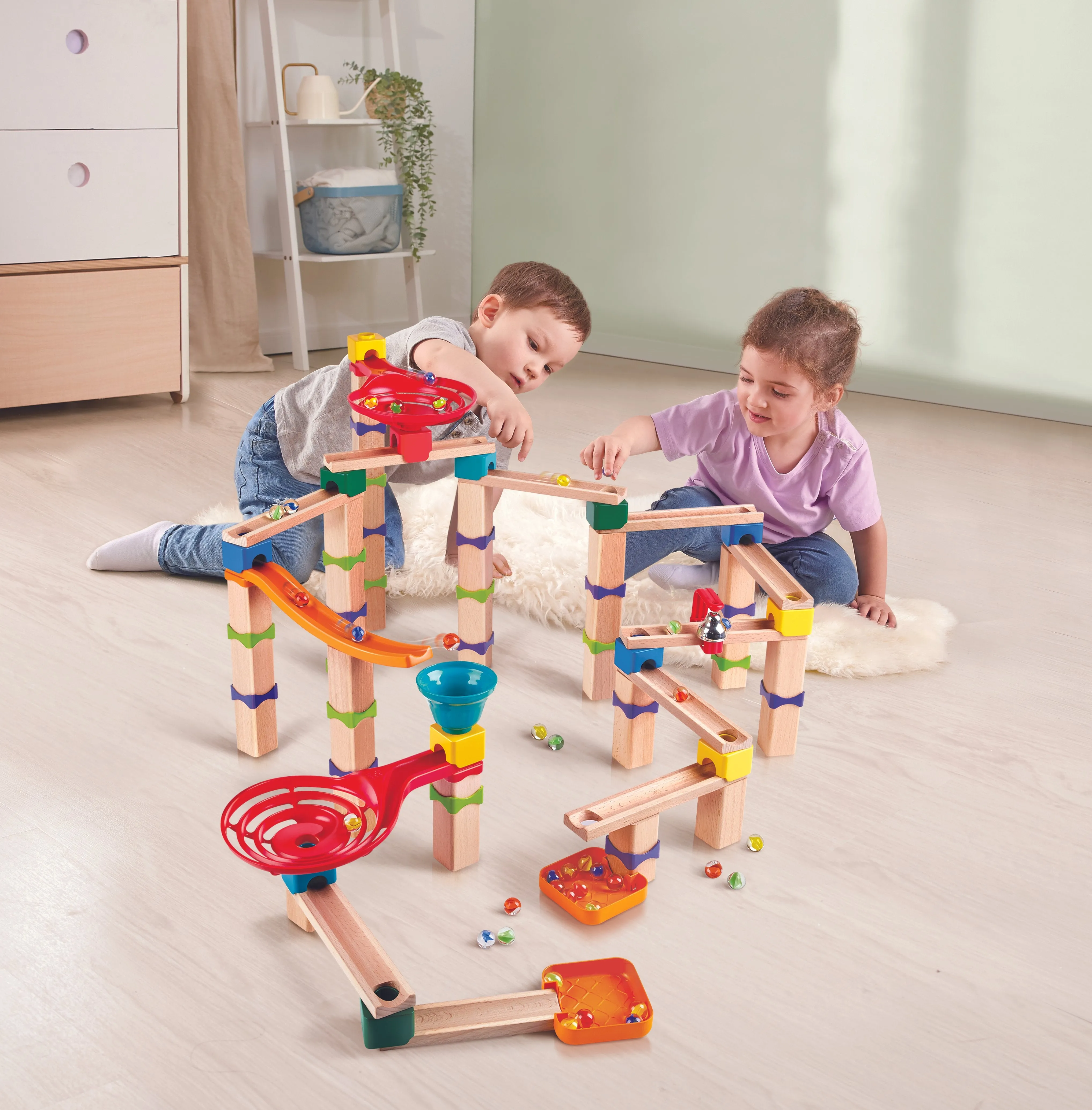 Hape Marble Cascade Block Set