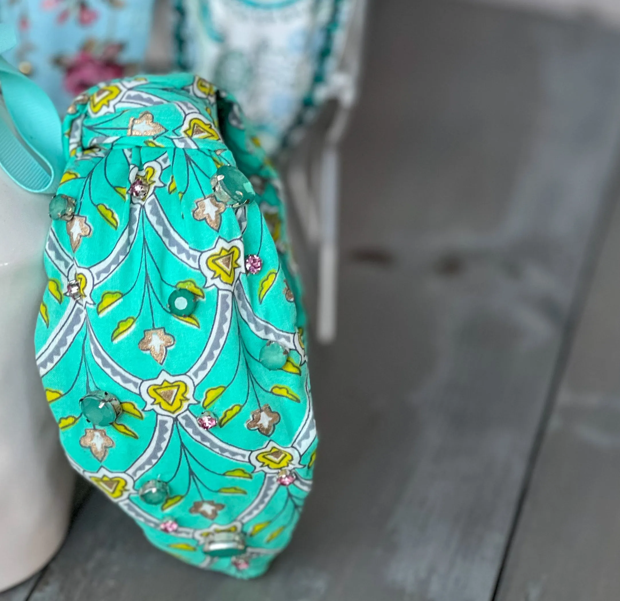 Hatteras Beaded Top Knot Headband