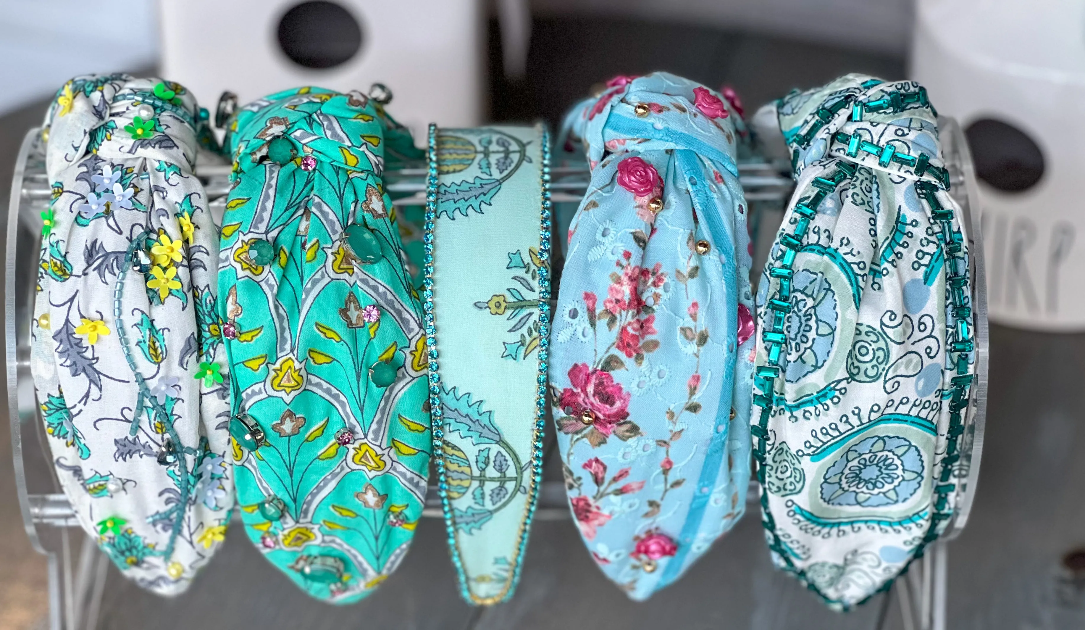 Hatteras Beaded Top Knot Headband