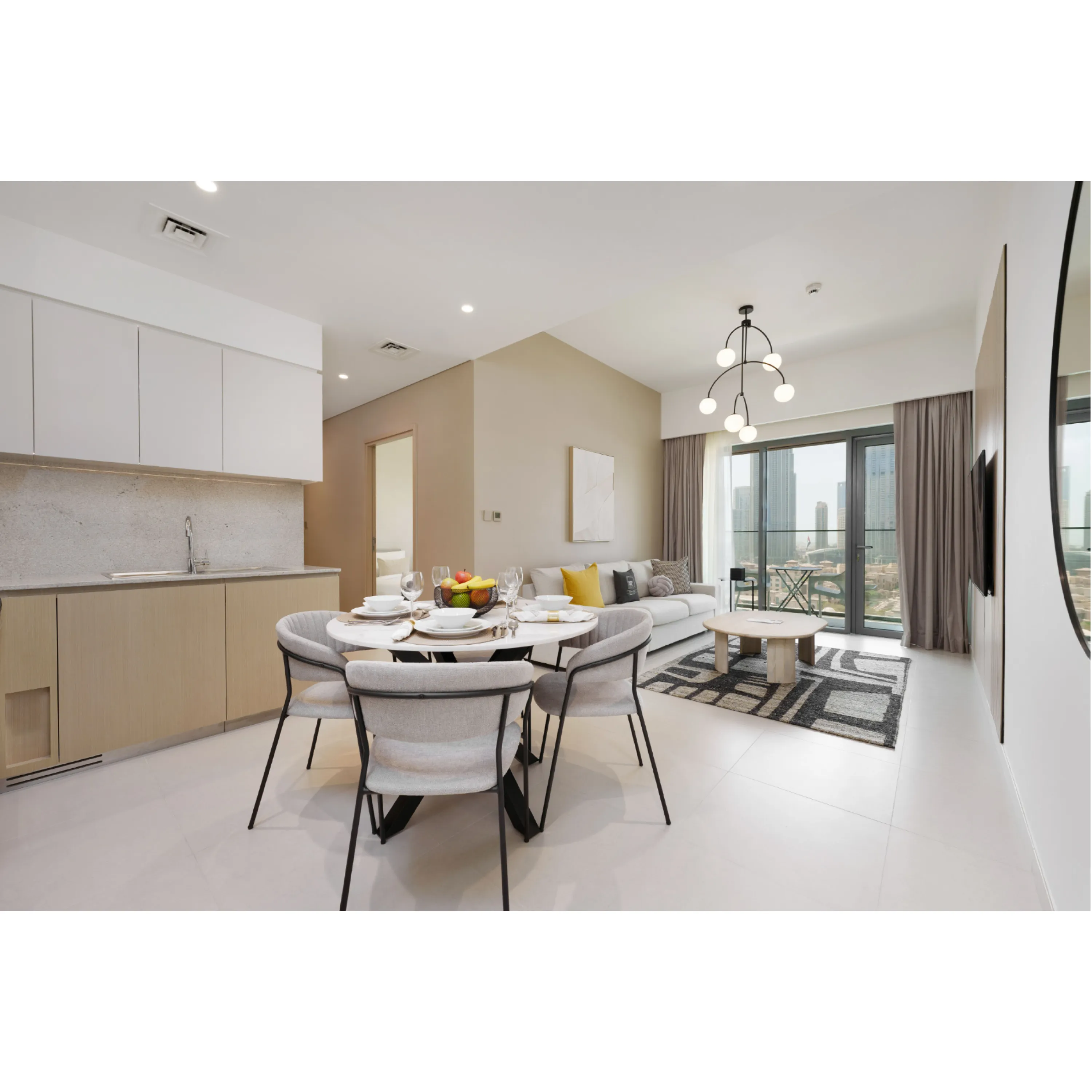 High-End Apt w/ Direct Burj Khalifa Views