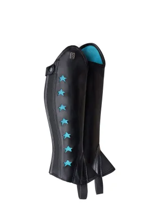 Horze JR Star Half Chaps Black