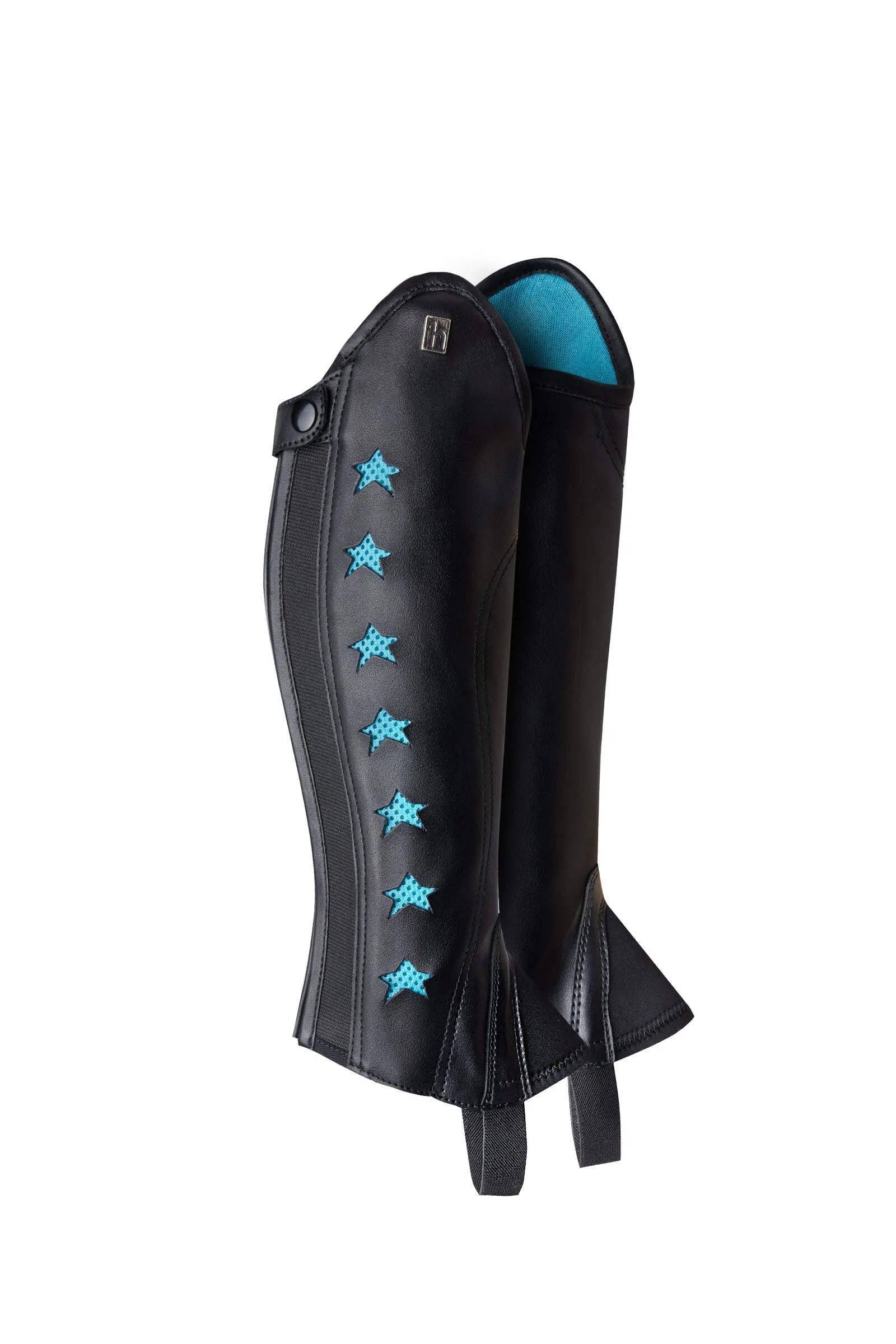Horze JR Star Half Chaps Black