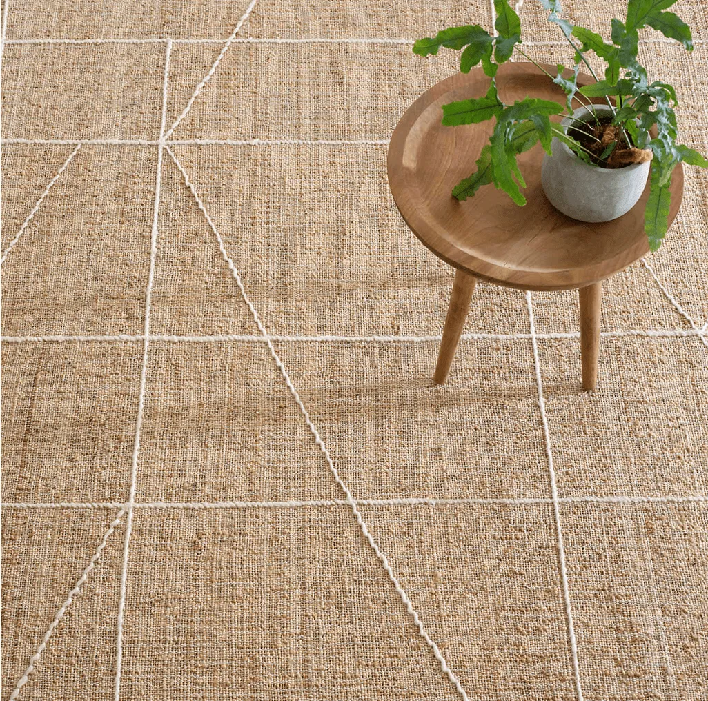 Judson Natural/Ivory Woven Jute Rug