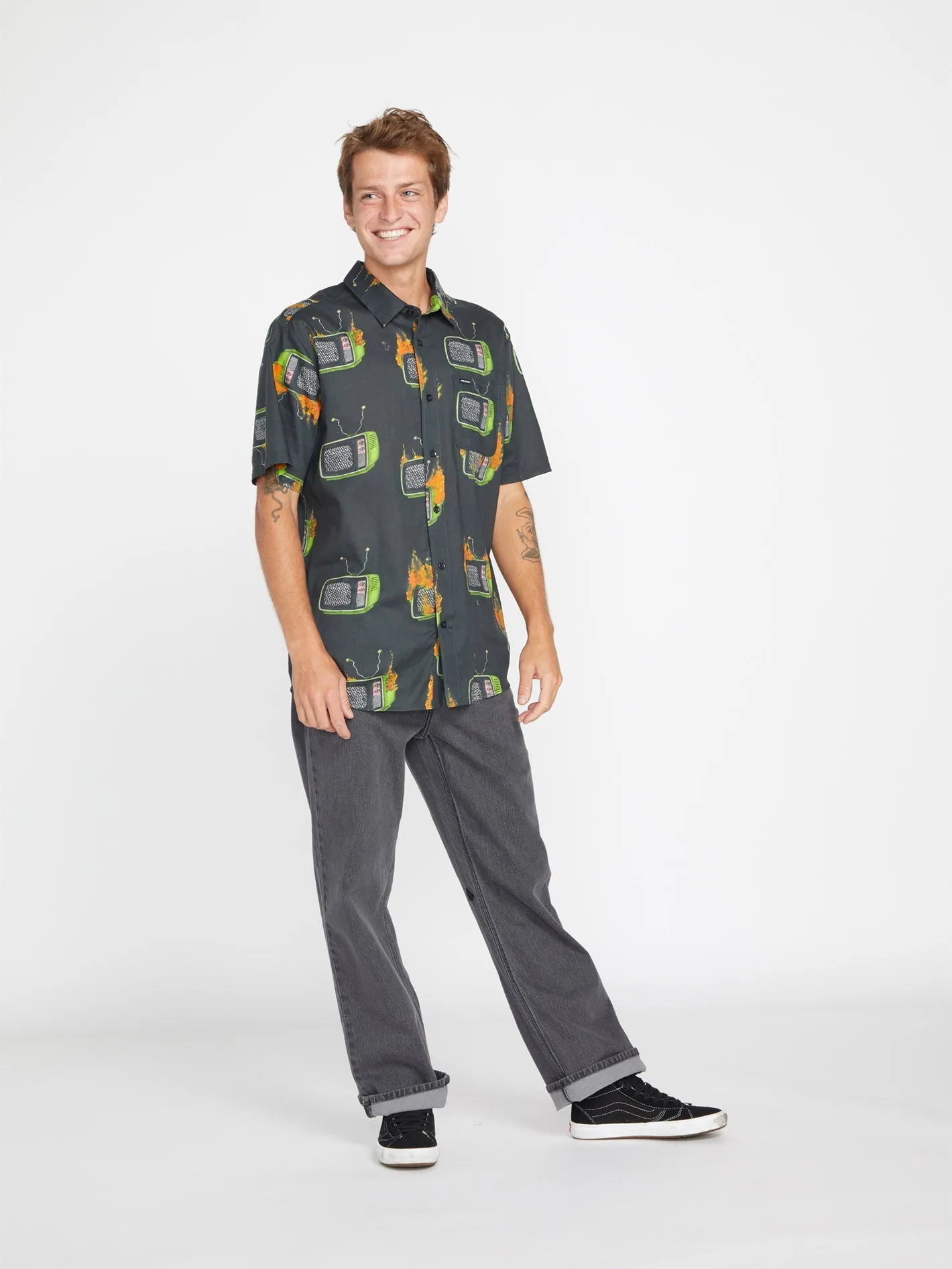 Justin Hager Woven Shirt - BLACK