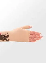 Juzo Soft 2000CG Print Series Gauntlet with Thumb Stub 15-20mmHg w/ Silicone Top