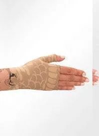 Juzo Soft 2000CG Print Series Gauntlet with Thumb Stub 15-20mmHg w/ Silicone Top
