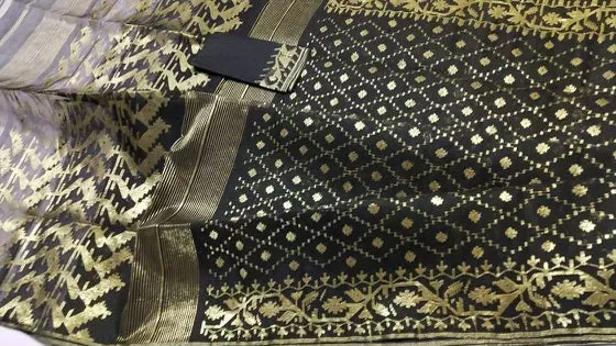 Kalo Shona Jamdani Saree