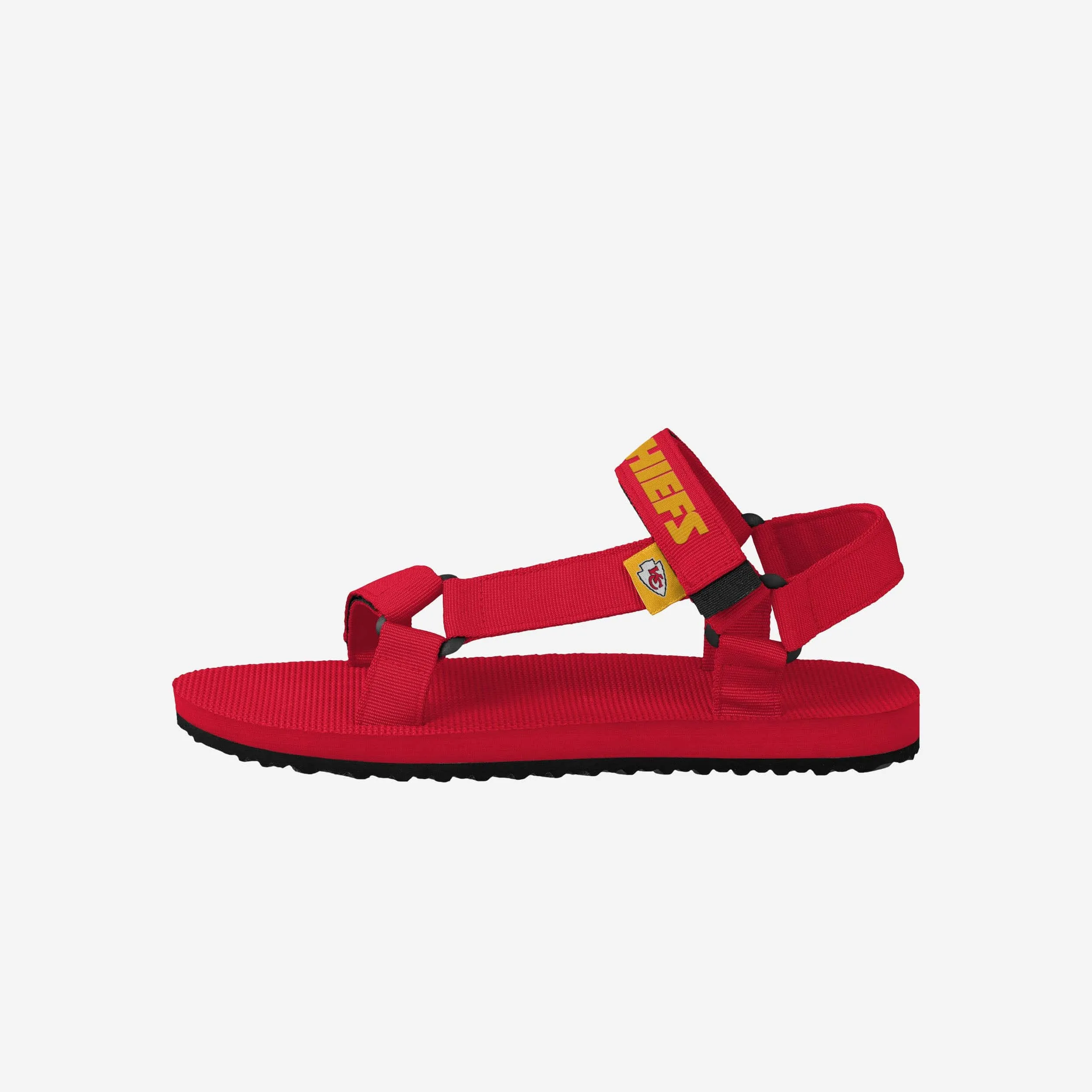 Kansas City Chiefs Mens Solid Strap Sandal