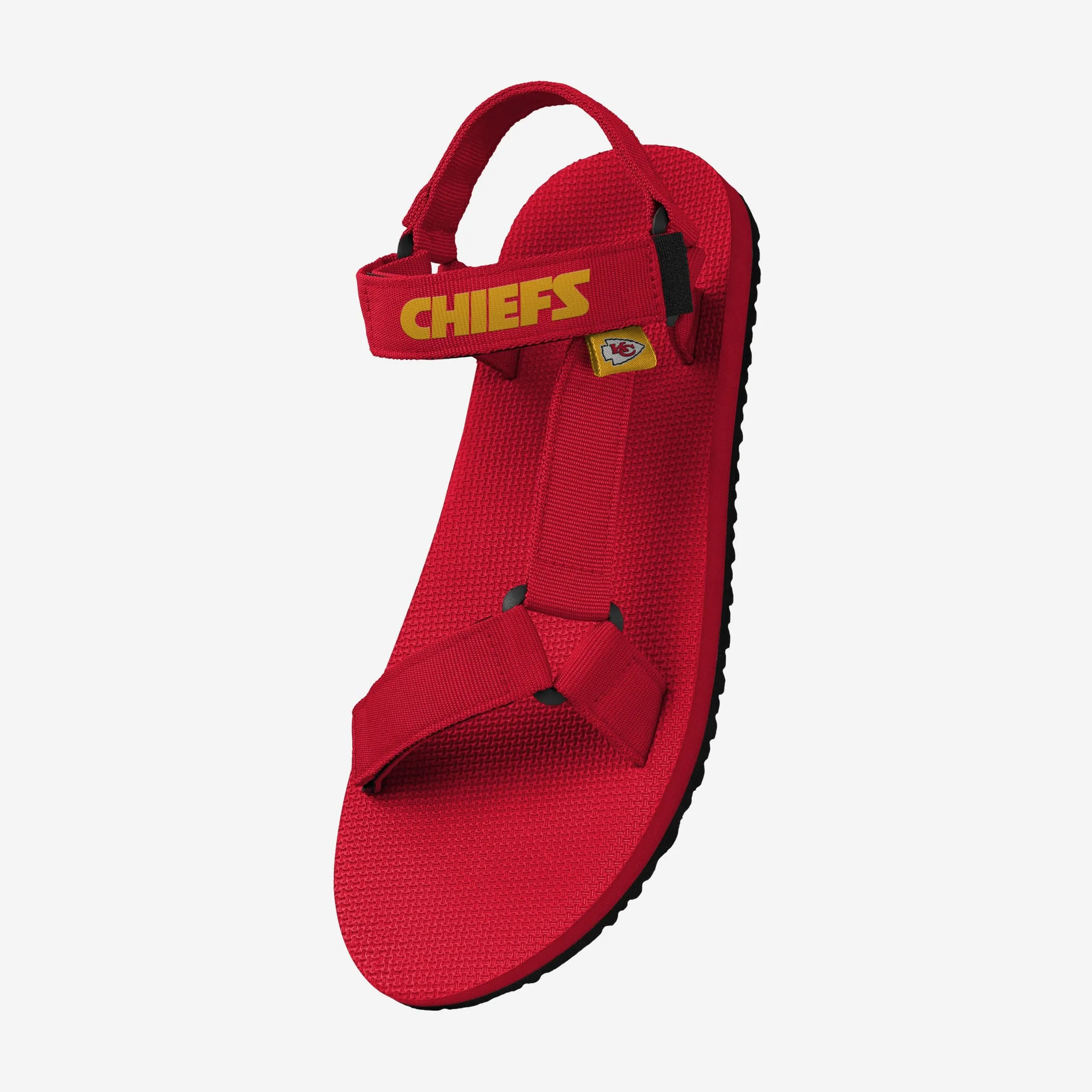 Kansas City Chiefs Mens Solid Strap Sandal