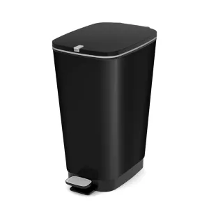 KIS Chic Pedal Bin Black Medium 35L