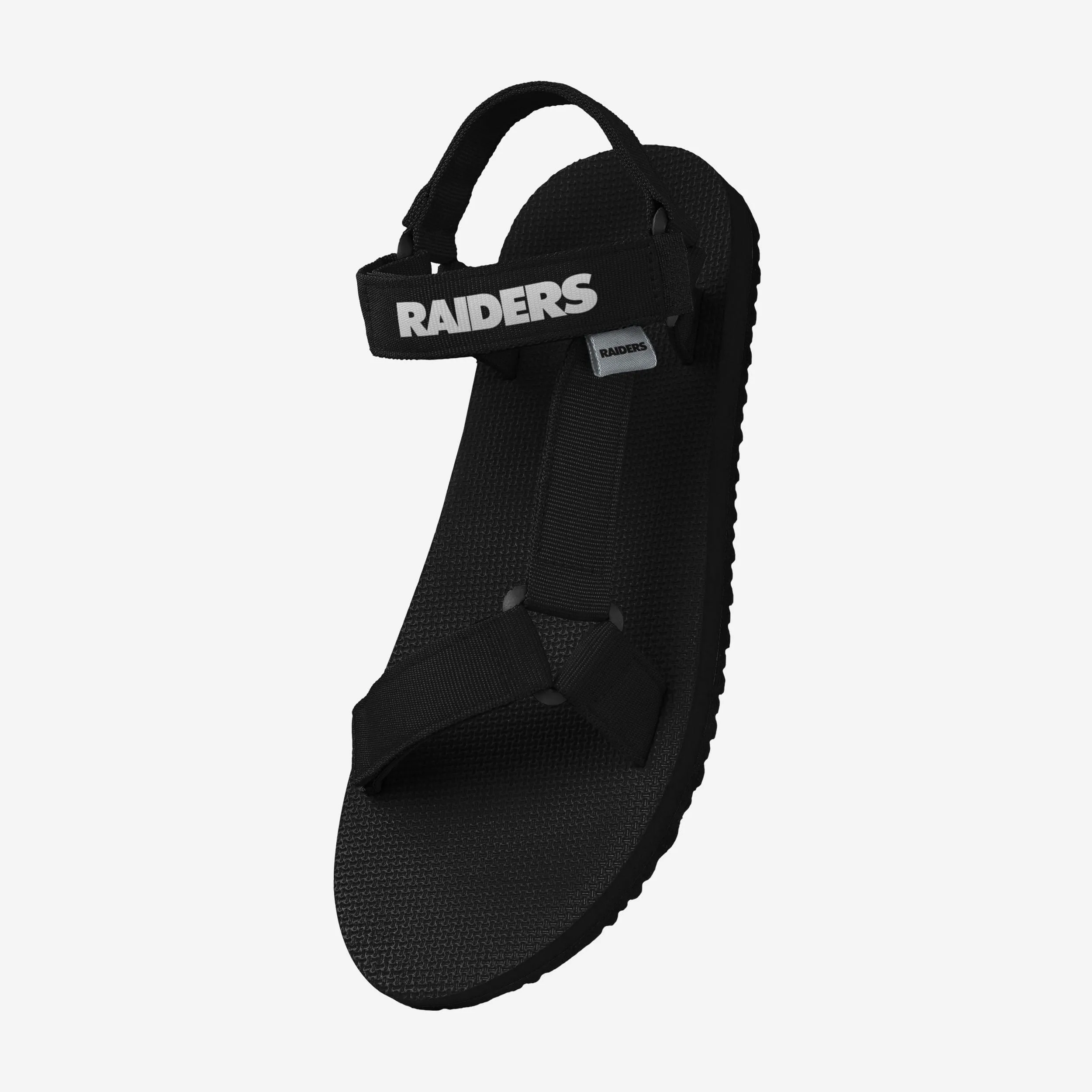 Las Vegas Raiders Mens Solid Strap Sandal