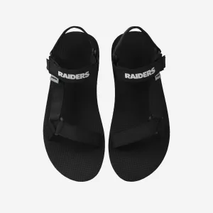 Las Vegas Raiders Mens Solid Strap Sandal