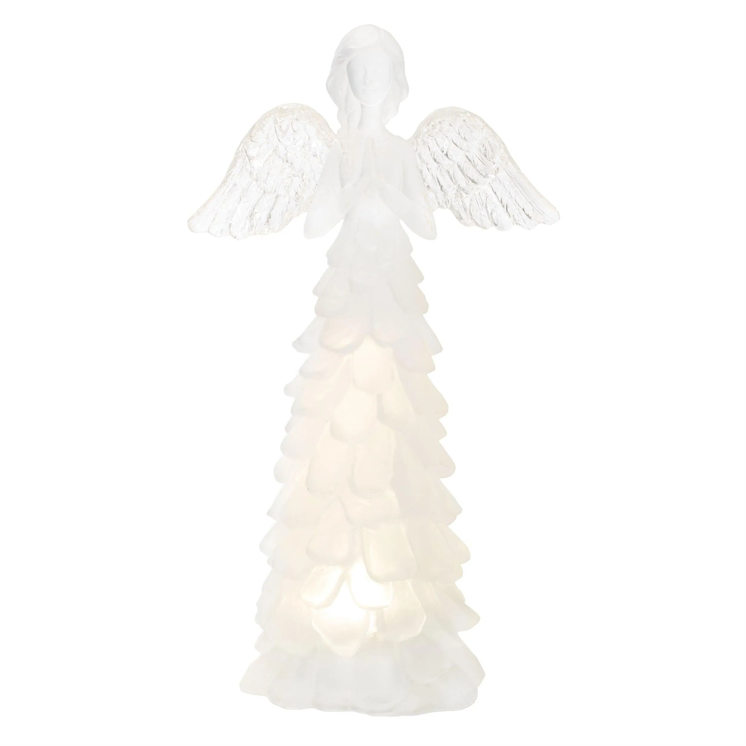 LED Frosted Angel Figurine (Set of 4)