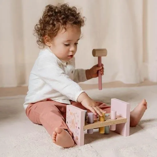 Little Dutch Wooden Pounding Bench - Fairy Garden