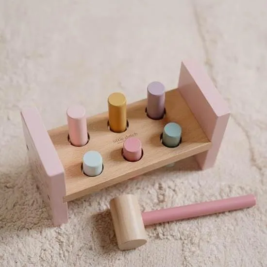 Little Dutch Wooden Pounding Bench - Fairy Garden