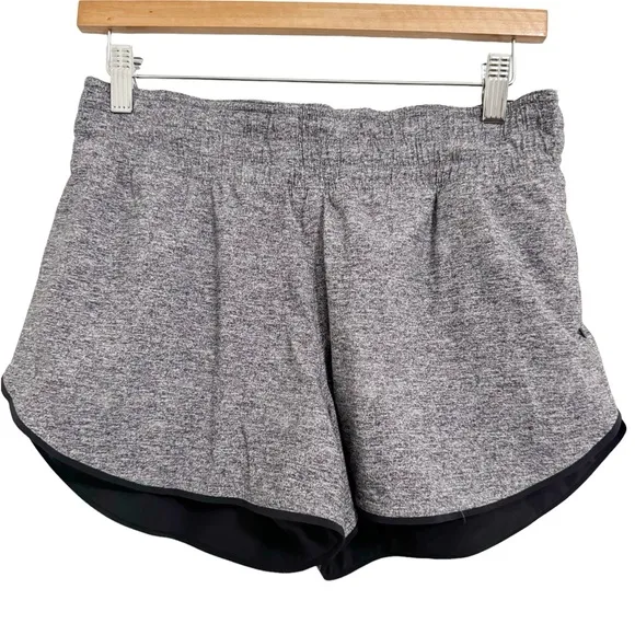 Lululemon Choose A Side Reversible Short Heather Lux Multi Black Size 6