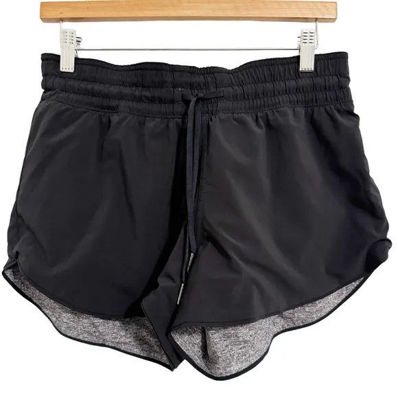 Lululemon Choose A Side Reversible Short Heather Lux Multi Black Size 6