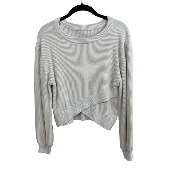 LULULEMON Reversible Beige Crossover Sweater