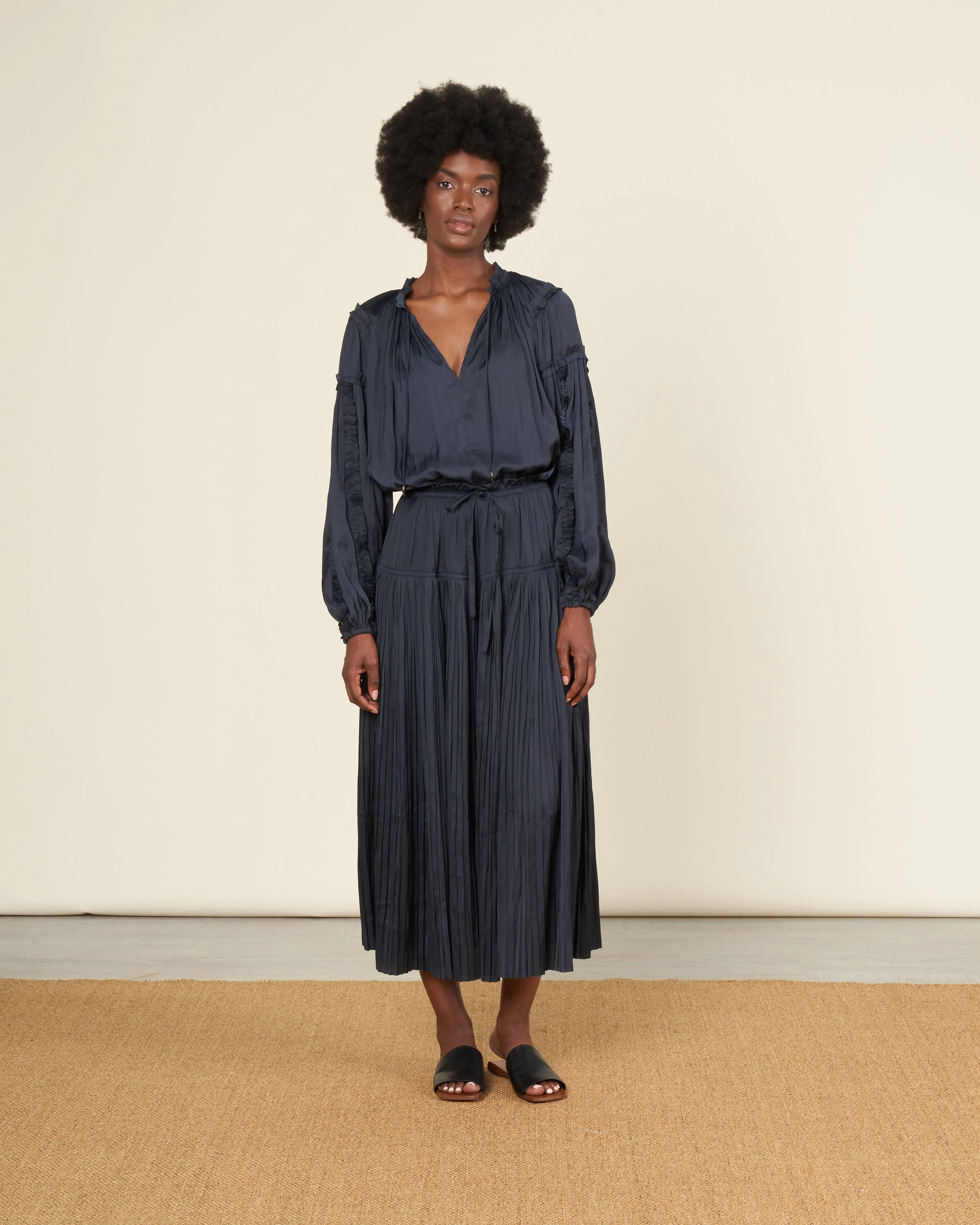 maeve blouse - midnight