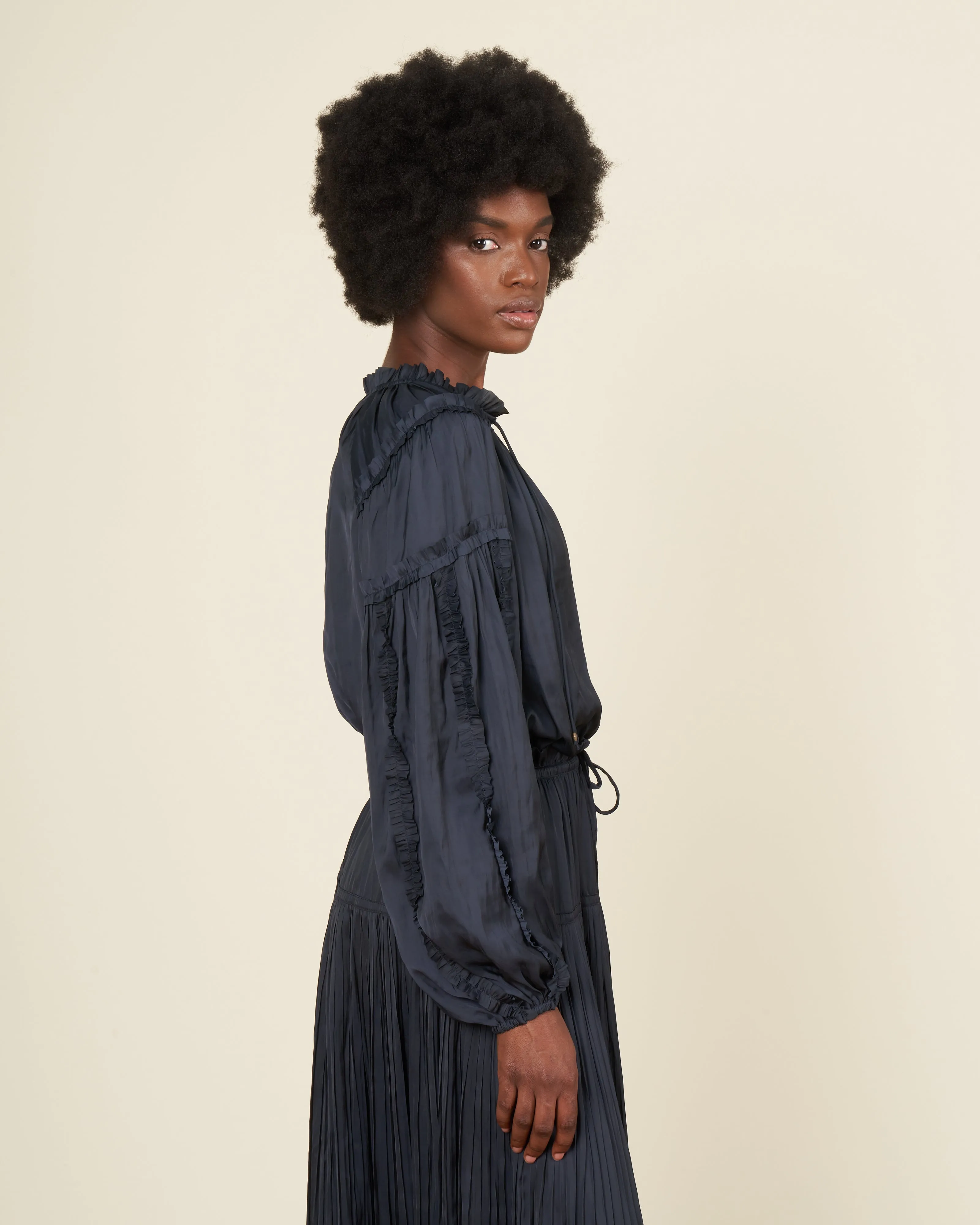maeve blouse - midnight