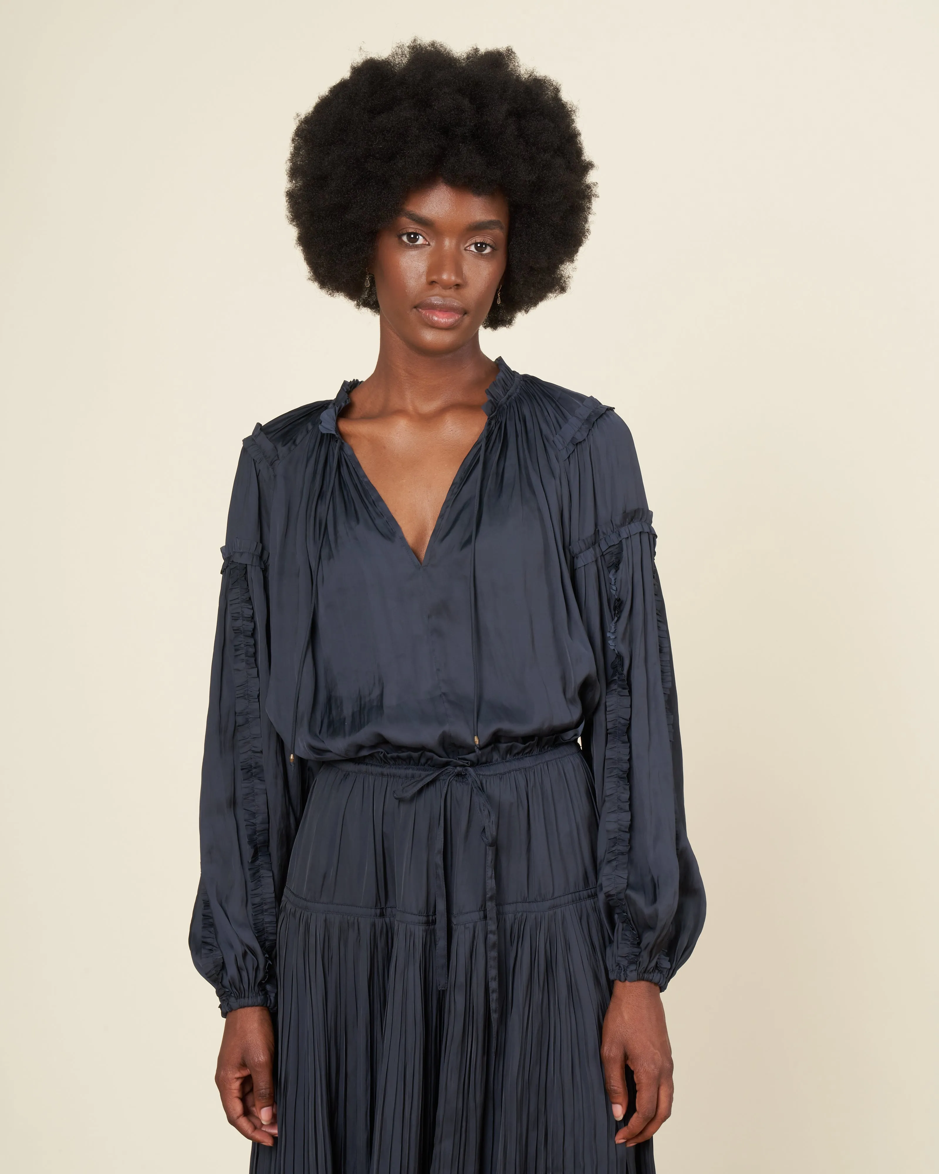 maeve blouse - midnight