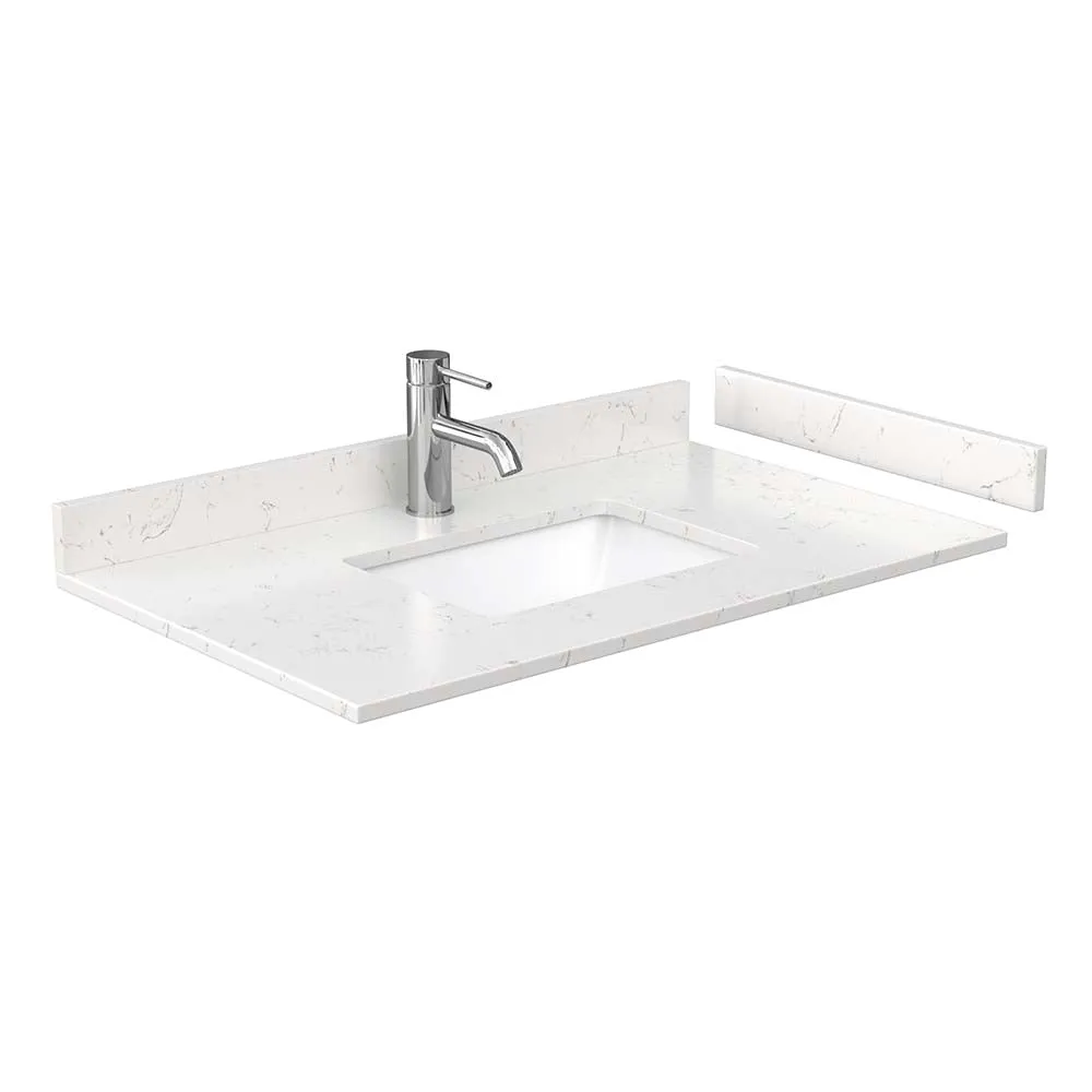 Maroni 36 Inch Single Bathroom Vanity in Light Straw