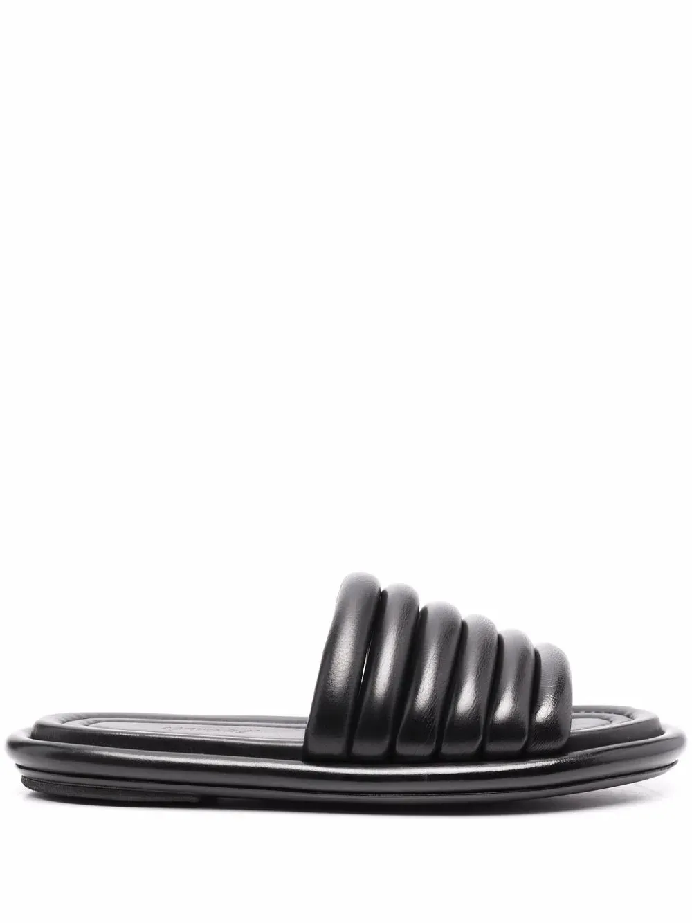 Marsèll ribbed leather slides