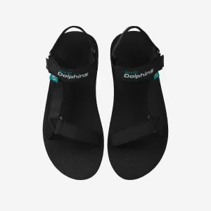 Miami Dolphins Mens Solid Strap Sandal
