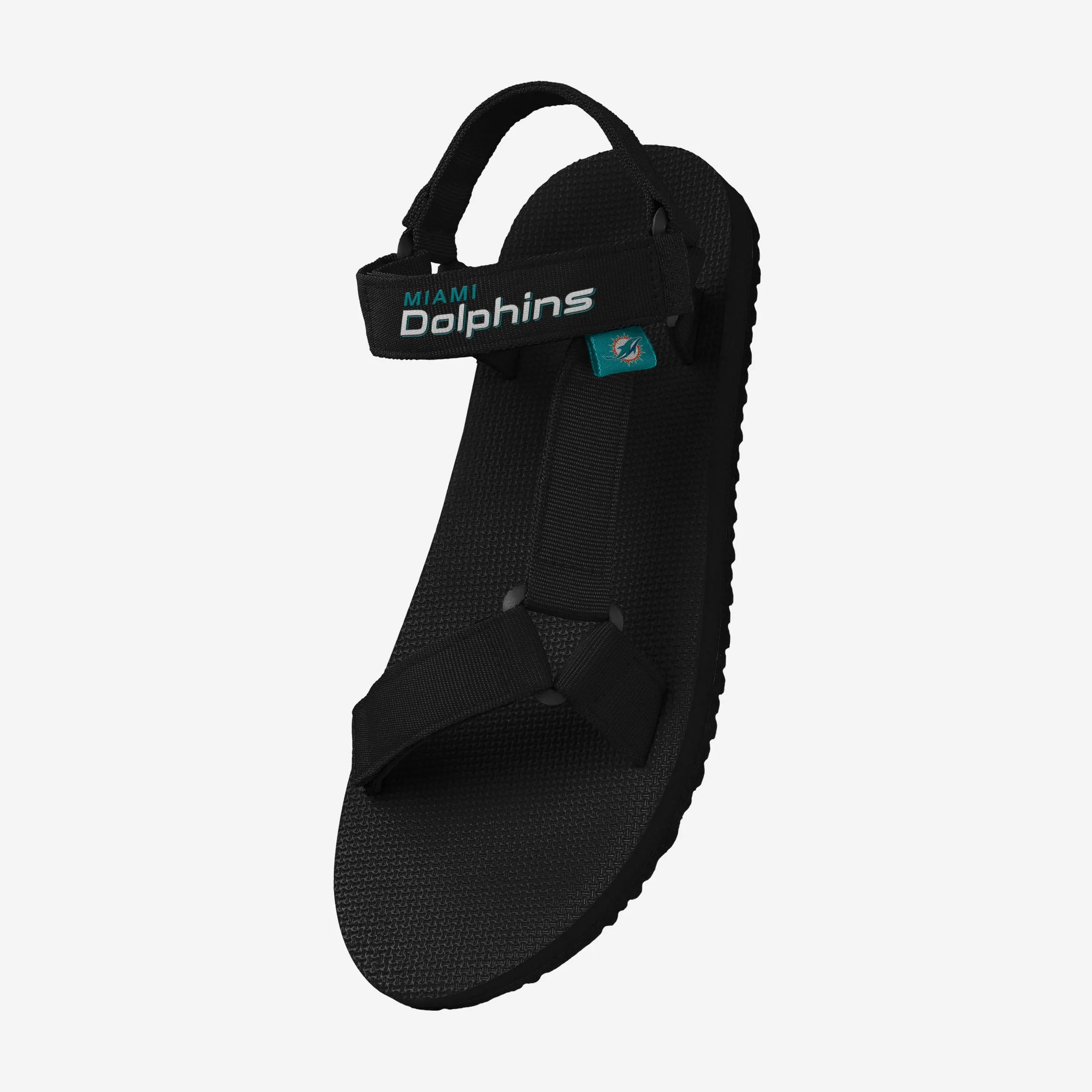 Miami Dolphins Mens Solid Strap Sandal