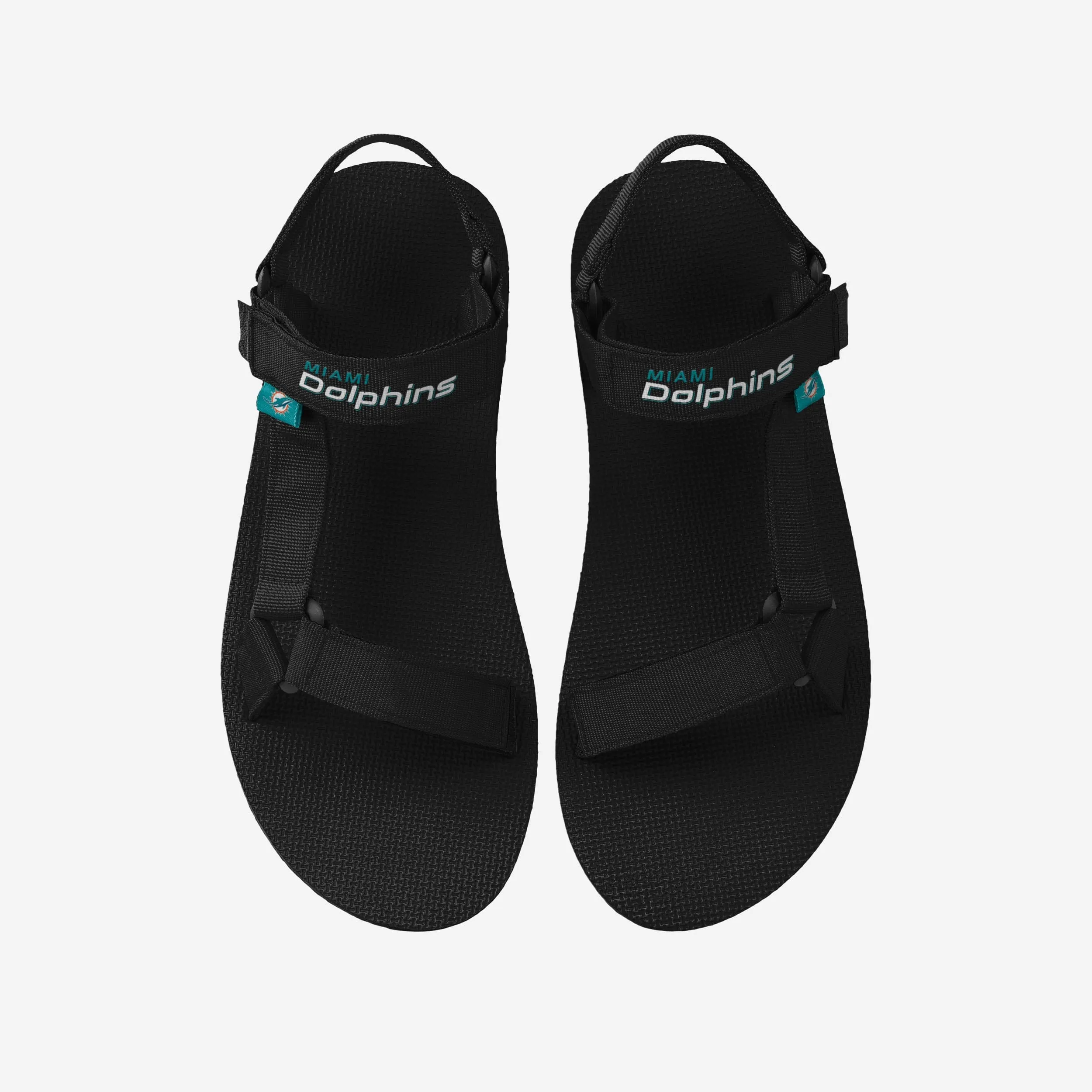 Miami Dolphins Mens Solid Strap Sandal