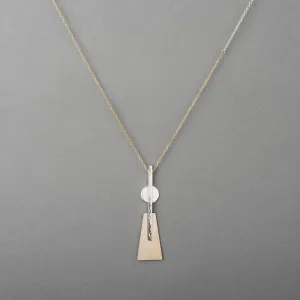 MOONTOWER TWO-TONE NECKLACE