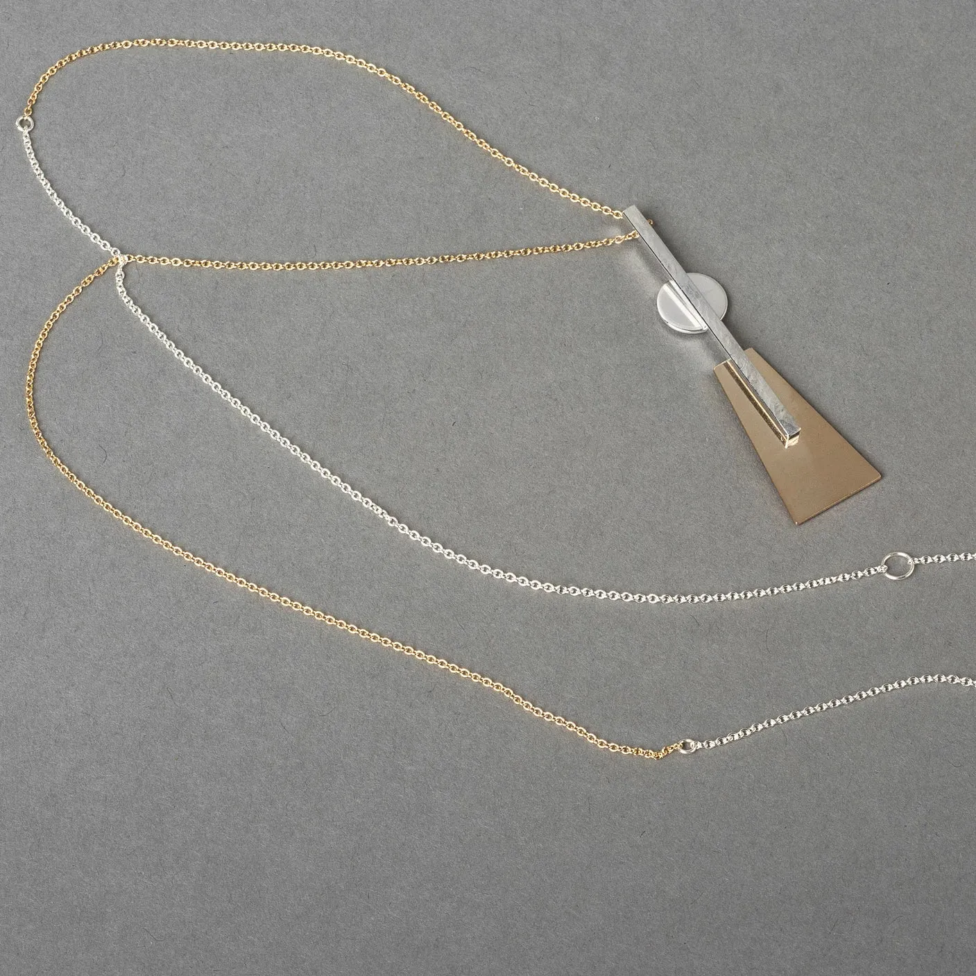 MOONTOWER TWO-TONE NECKLACE